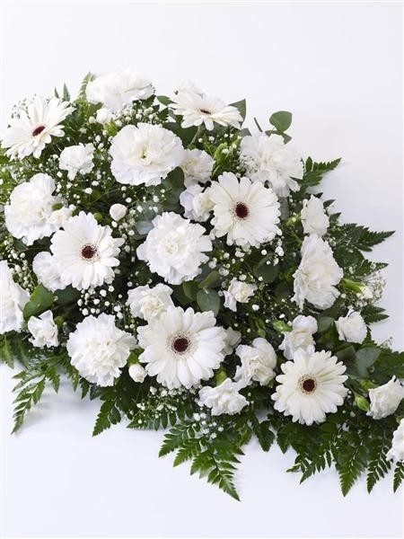 Carnation and Germini Spray White