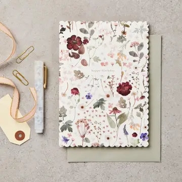 Floral Birthday Card